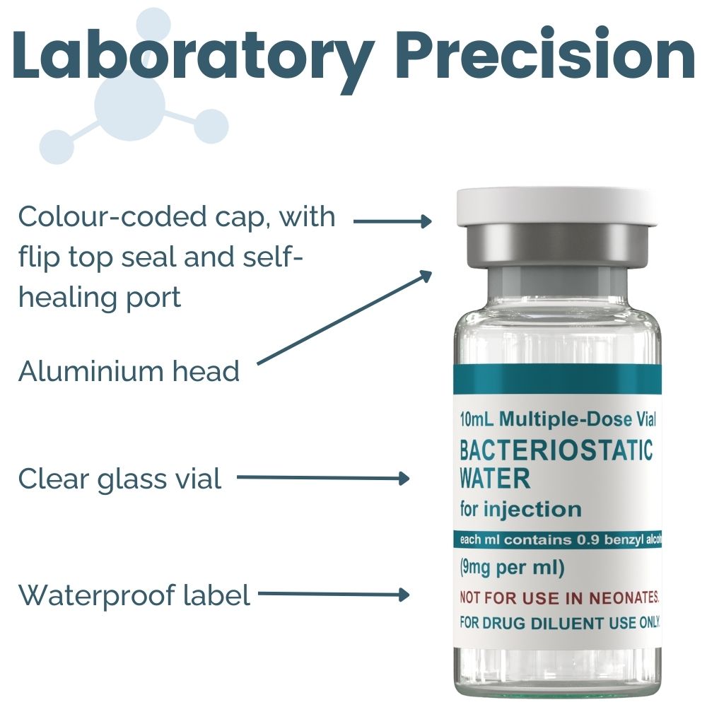Bacteriostatic Water 10ml - Image 3